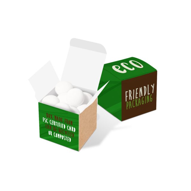Eco Range – Eco Mini Cube Box – Mint Imperials