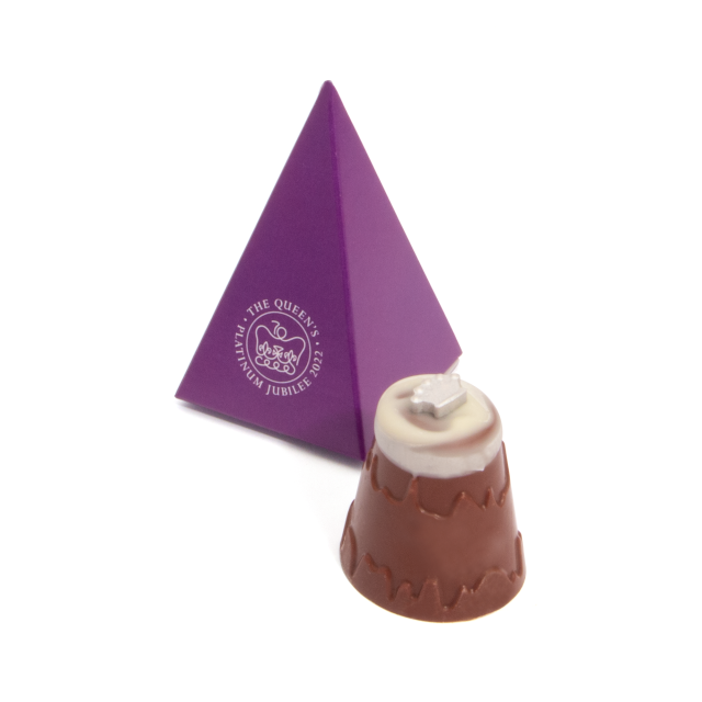 Platinum Jubilee – Eco Pyramid Box – Mallow Mountain with Crown