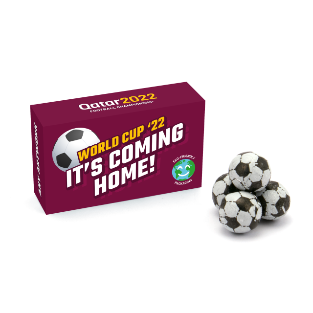 World Cup 2022 – Eco Maxi Box – Chocolate Footballs