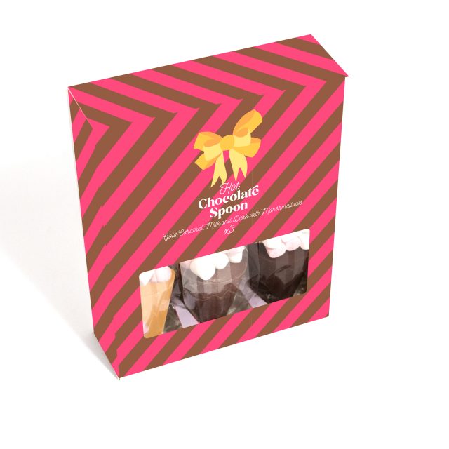 Eco Range – Trio of Hot Chocolate Spoon Gift – Gold, Milk and Dark
